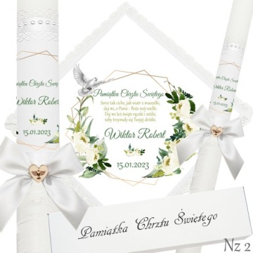 КРЕЩЕННАЯ СВЕЧА, КРЕЩЕСТВЕННАЯ ОДЕЖДА, ОКОННАЯ КОРОБКА