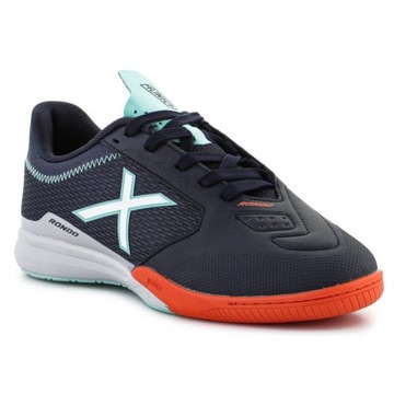Czarne Syntetyk Buty Sport Halowe Munich r.41