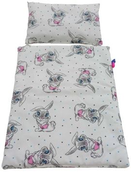 POŚCIEL DLA LALEK Z WYPEŁNIENIEM KOŁDERKA PODUSZKA