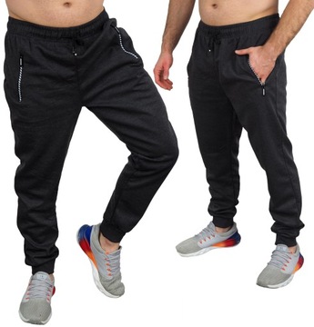 MĘSKIE SPODNIE DRESOWE joggery WYGODNE 5XL/6XL
