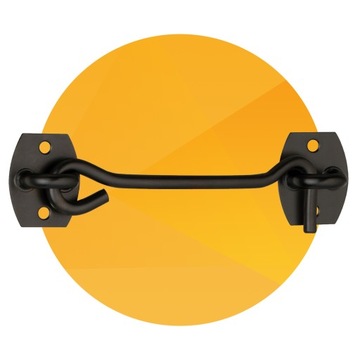 HACZYK DRZWIOWY ZAMKNIĘCIE BLOKADA DO OKIENNIC FURTKI DRZWI 160 mm GAMAR