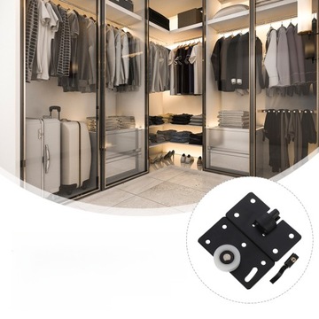 КОЛЕСА ДЛЯ ДВЕРИ ГАРДЕРОБА КОМПЛЕКТ РАЗДВИЖНЫХ РОЛИКОВЫХ ДВЕРЕЙ LLWL