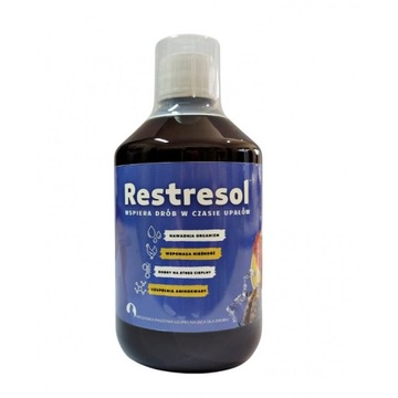 Restresol 500 ml Aminokwasy zioła dla kur niosek drobiu na STRES CIEPLNY
