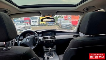 BMW Seria 5 E60 Sedan 2.5 525i 218KM 2006 BMW Seria 5 Zarejestrowany kombi bogata wersja gaz LPG 2.5 BenzynaLPG, zdjęcie 22