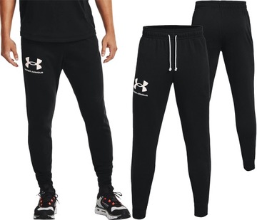 Under Armour Rival Terry Joggers 1361642-001 M Czarne