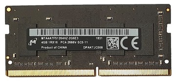 NOWA PAMIĘĆ DO LAPTOPA NOTEBOOKA SODIMM RAM
