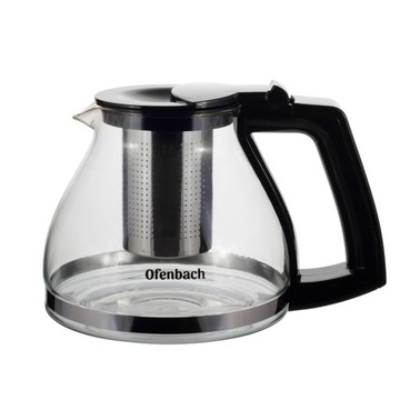 Стекло чая пивовара кувшин.