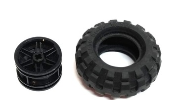 004d. Lego Koło opona 56x26 Black 56145c02 czarny