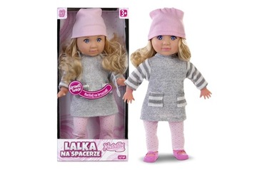 LALKA NATALIA NA SPACERZE 35 CM. ŚPIEWA, MÓWI