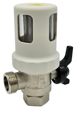 FILTR MAGNETYCZNY SEPARATOR ZANIECZYSZCZEŃ 3/4 CALA DN20 z ZAWOREM KĄTOWYM