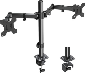 Uchwyt na dwa monitory EONO PL02 2 X 13-27'' 75X75 100X100 DO 16KG 8/ARM