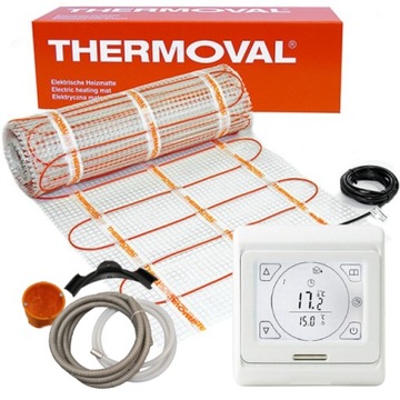 MATA GRZEJNA GRZEWCZA ZESTAW Thermoval 0,5m² 170W