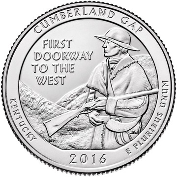 25 c Parki USA Cumberland Gap Park 2016 P nr 32