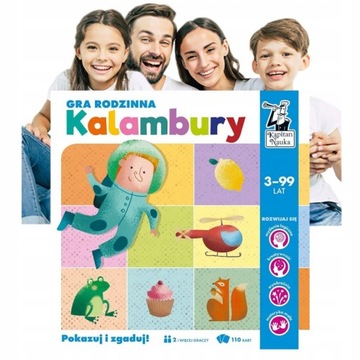 Kapitan Nauka Kalambury Wciągająca GRA FAMILIJNA Rozgrywka na DŁUGO Mega