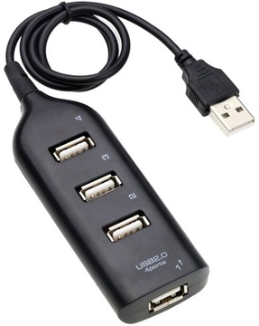 Hub Rozdzielacz Rozgałęźnik USB 2.0 4 porty