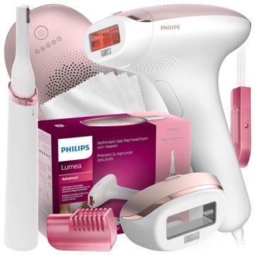 DEPILATOR LASEROWY ŚWIATLEM PHILIPS LUMEA DAMSKI IPL + TRYMER