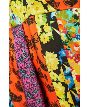 РУБАШКА DESIGUAL ЦВЕТНАЯ С ДЛИННЫМИ РУКАВАМИ (M)