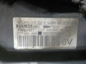 RENAULT GRAND SCENIC III 12R SVĚTLO PRAVÁ PŘEDNÍ 260100024R 89902927