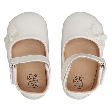 Baby Shoes Artificial PU Bow Decoration Plain Elegant Princess Shoes for 6