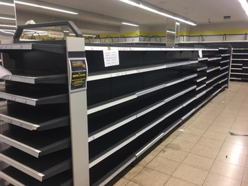 ПОЛКА ДЛЯ МАГАЗИНА ПОЛКА ДЛЯ МАГАЗИНА, настенная, двусторонняя гондола, складская