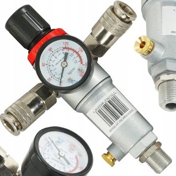 REDUKTOR CIŚNIENIA PIONOWY 3/8'' DO KOMPRESORA GAV