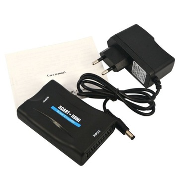 АДАПТЕР-ПРЕОБРАЗОВАТЕЛЬ SCART В HDMI AV EURO HD