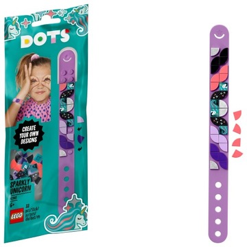 Bransoletka z klocków LEGO Dots 41902 BRANSOLETKA Z JEDNOROŻCEM
