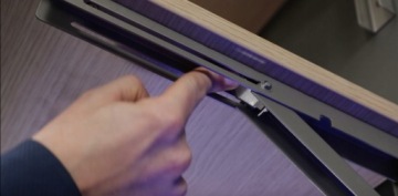 L400 коричневая складная полка верхняя полка 100 кг