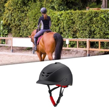 Letni kask jeździecki męski damski jeździecki L