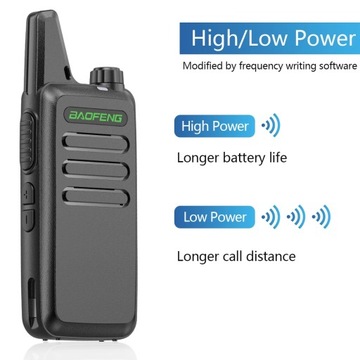 2 шт. Baofeng BF-T20 5 Вт портативная мини-рация VOX с зарядкой через USB