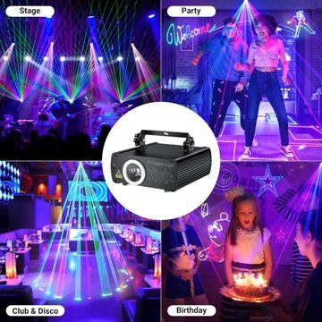 Ehaho DJ диско-освещение 3D RGB-анимация для стены, пола, вечеринки