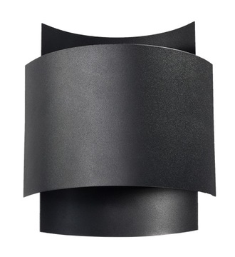 Lampa Ścienna Kinkiet LED IMPACT Czarny Oprawa G9