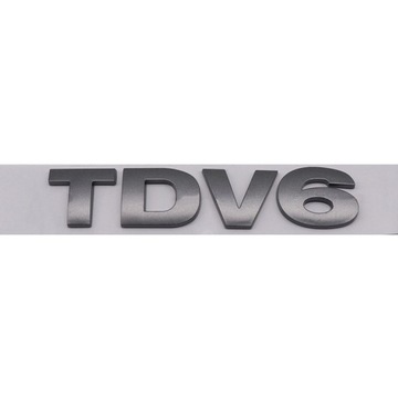 Naklejka EMBLEMAT ZNACZEK Land Rover TDV6 15.1*3.1cm