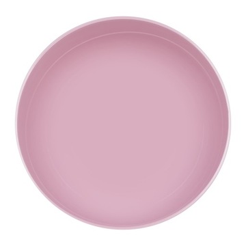 ПЛАСТИКОВАЯ КУХОННАЯ МИСКА ДЛЯ ЕДЫ, НЕБРЫВАЕМАЯ, 0,7 л, 14 СМ, РОЗОВАЯ