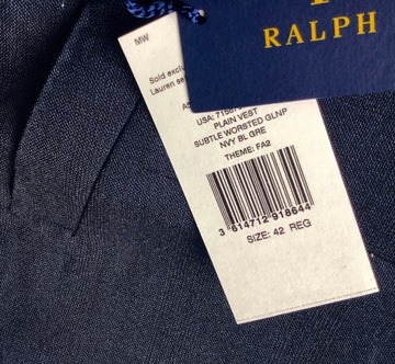 POLO RALPH LAUREN kamizelka 52 wełna