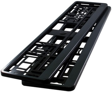 2x комплект рамок для номерного знака из карбона