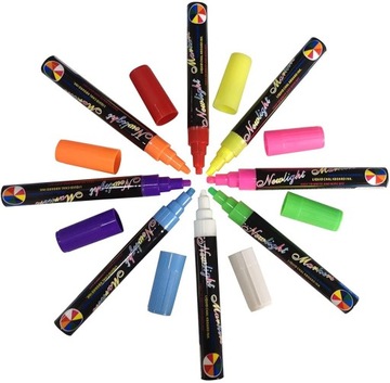 маркеры, МЕЛОВЫЕ маркеры для ДОСОК, Неоновые маркеры 8s