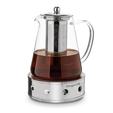 Большой КУВШИН ДЛЯ ЧАЯ С ТРАВАМИ на кувшине HEATER С INTENDER 1,3л