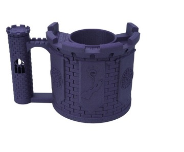 Uchwyt na kubek i puszkę - Czarodziej z wieżą na kości +2 tacki i licznik