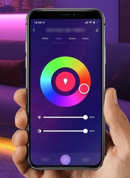 Taśma LED 5M RGB 5050 WiFi PILOT APLIKACJA TUYA MUZYKA ZESTAW 12V 30led/m