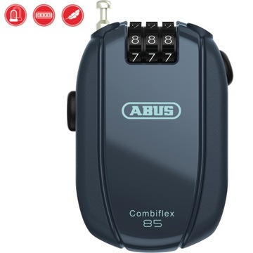 Велосипедный замок Кабельный замок Abus Combiflex Break 85 см Комбинация