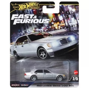 Hot wheels mercedes benz 500 sel fast and furious tokyo дрифт пошкоджена. уп. (виставковий)