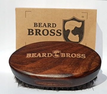 Szczotka do brody BEARD BROSS włosie dzika drewno