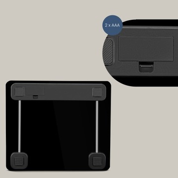 Аналитические весы для ванной комнаты SMART BLACK 17в1 iOS Android Zeegma