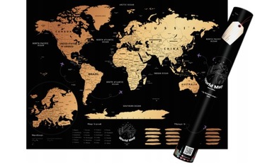 MAPA ŚWIATA ZDRAPKA NA ŚCIANE GRATIS MAPA EUROPA