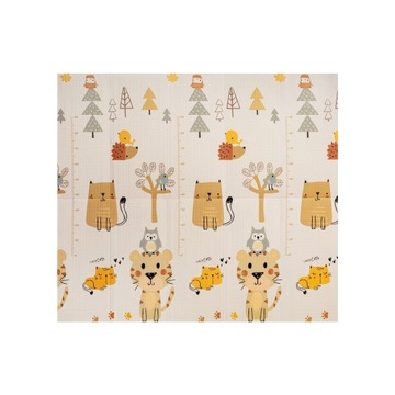 ДВУСТОРОННИЙ развивающий коврик ДЛЯ ДЕТЕЙ Gioco 10 Forest 180 × 200 см CE