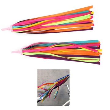 Ленты для детских велосипедов Разноцветные велосипедные ленты 2 шт.