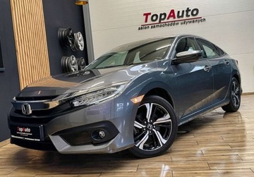 Honda Civic X Sedan 4d 1.5 VTEC Turbo 182KM 2018 Honda Civic 1.5 TURBO kamera 182KM gwarancja bezwypadkowy MANUAL 44 000