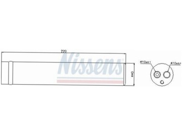 NISSENS 95439 SUŠIČ KLIMATIZACE