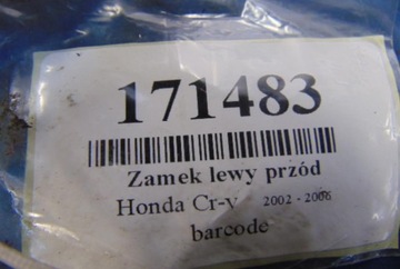 HONDA CR-V II ZÁMEK LEVÝ PŘEDNÍ